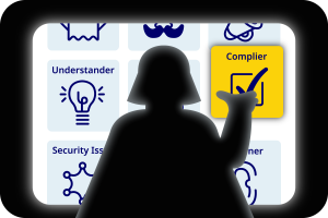 Darth Vader rating clients on Postback